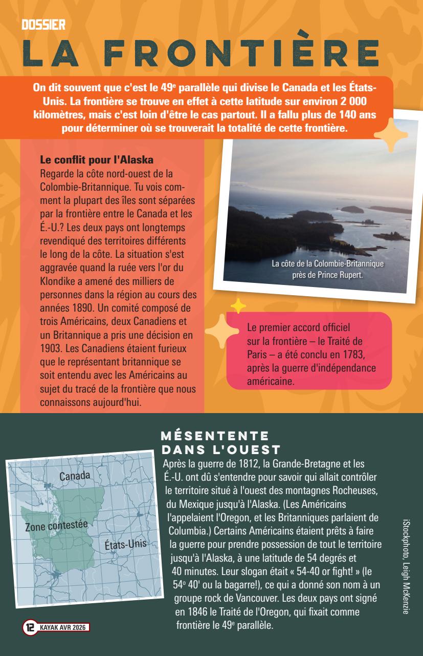 Kayak: Canada's History Magazine for Kids (French Edition) Preview Pages