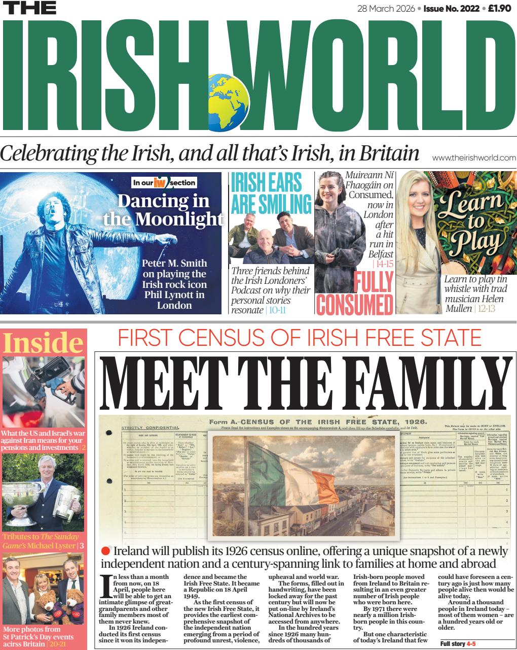 Irish World Preview Pages