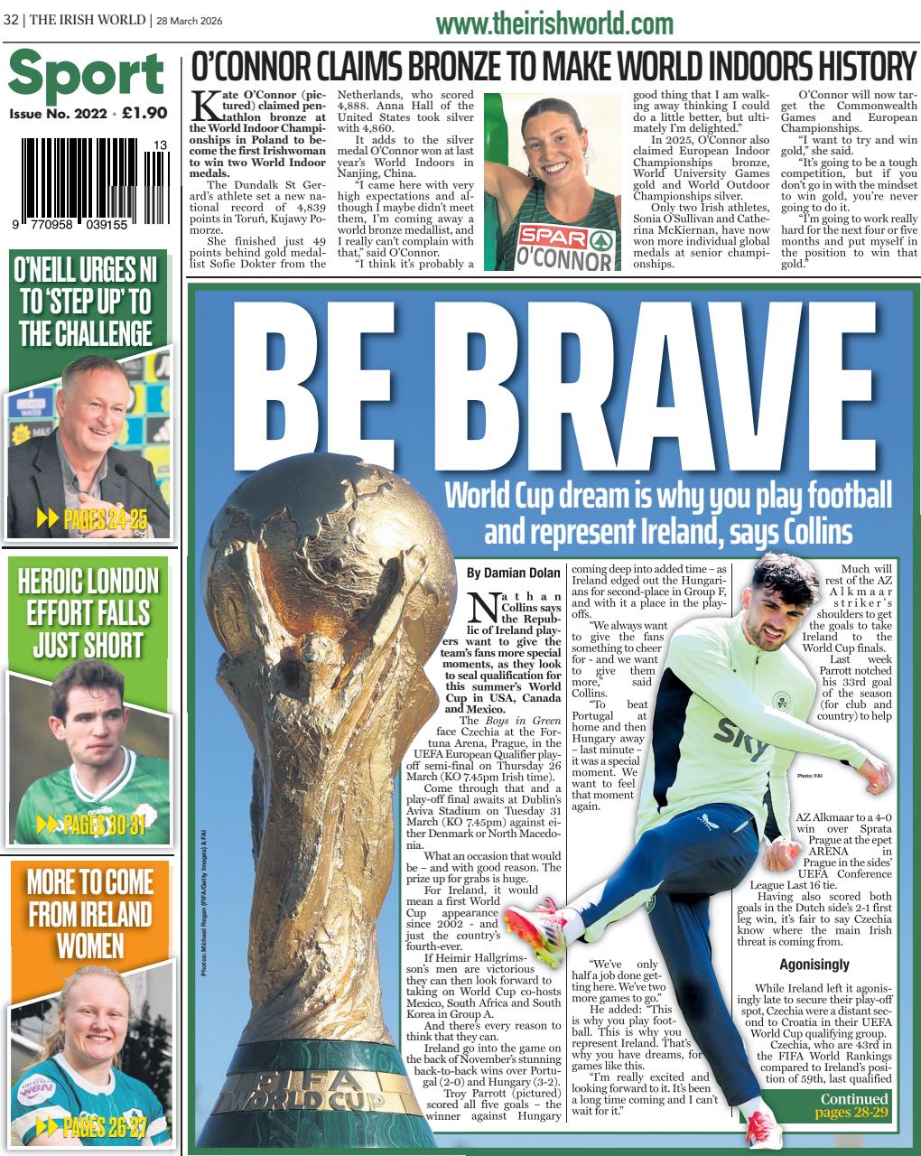 Irish World Preview Pages