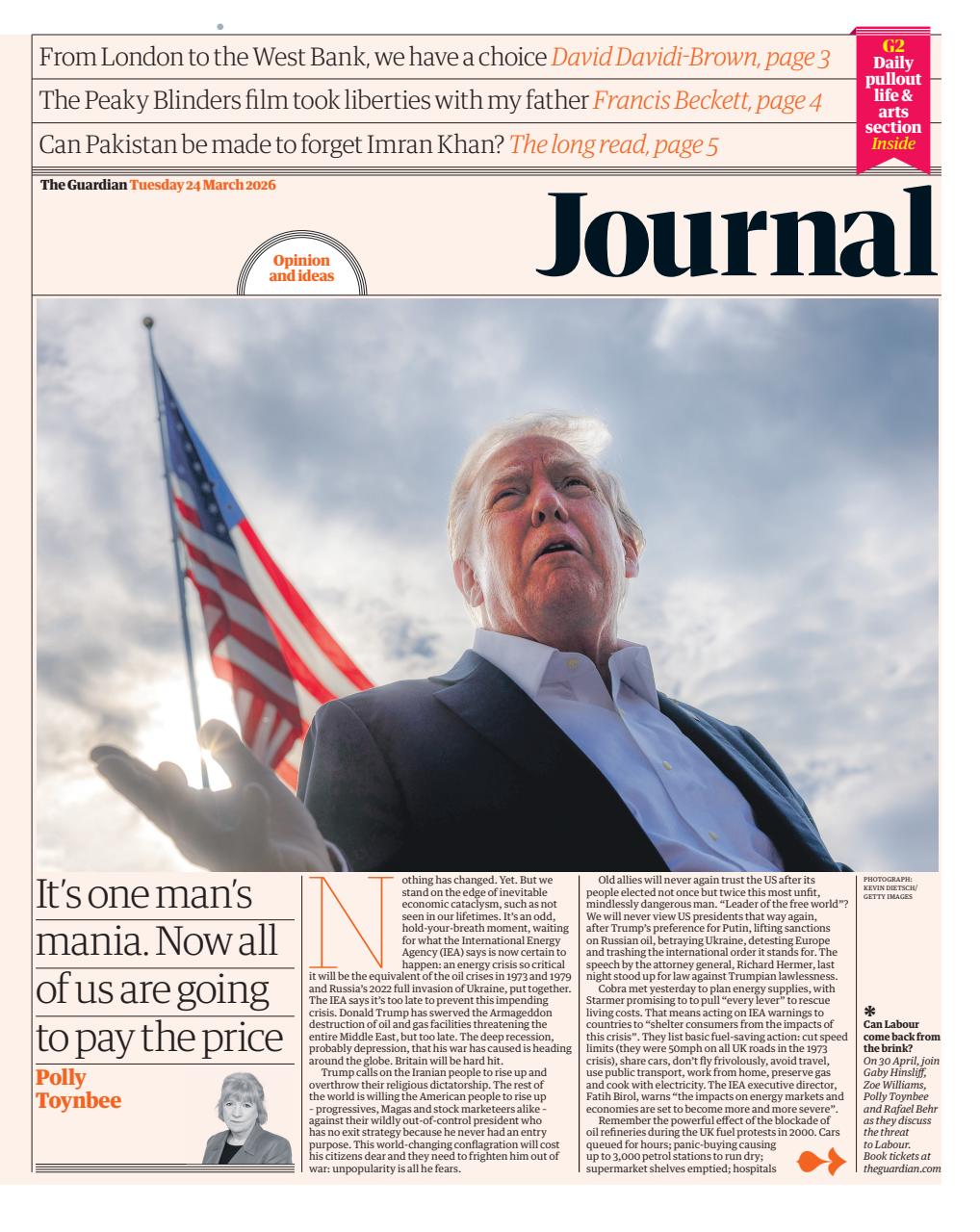 The Guardian Newspaper Preview Pages