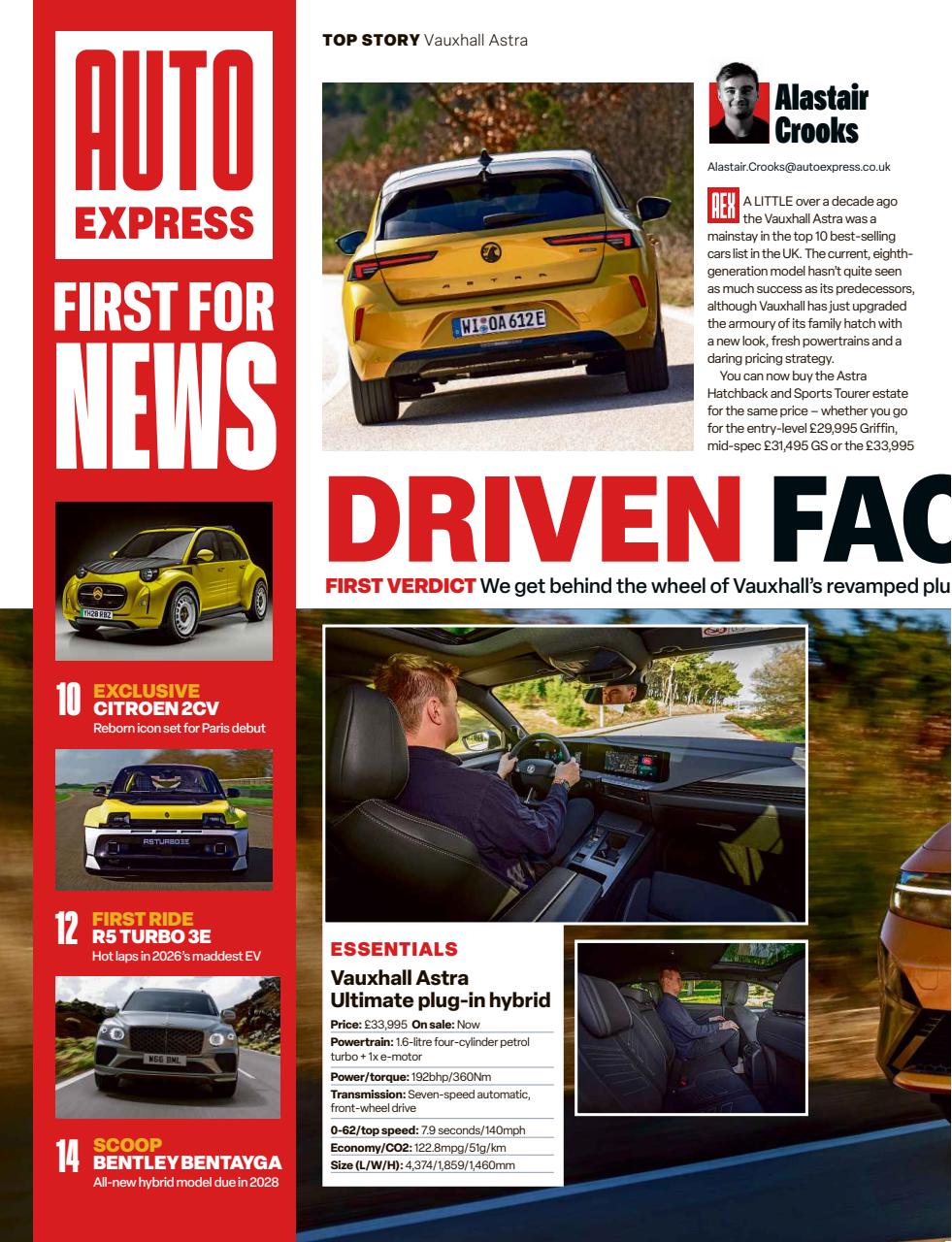 Auto Express Preview Pages