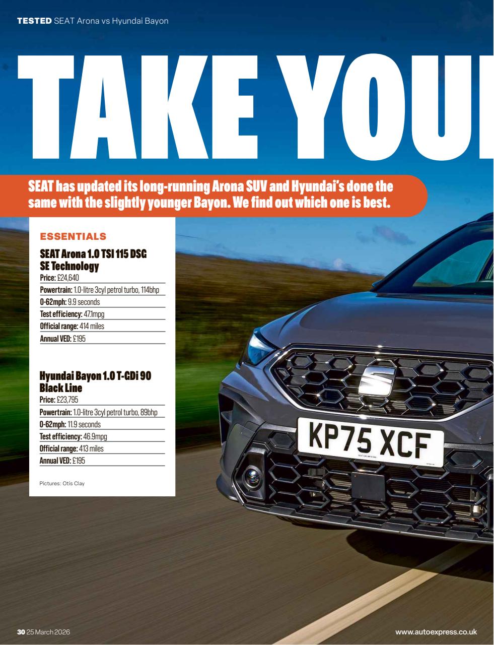 Auto Express Preview Pages