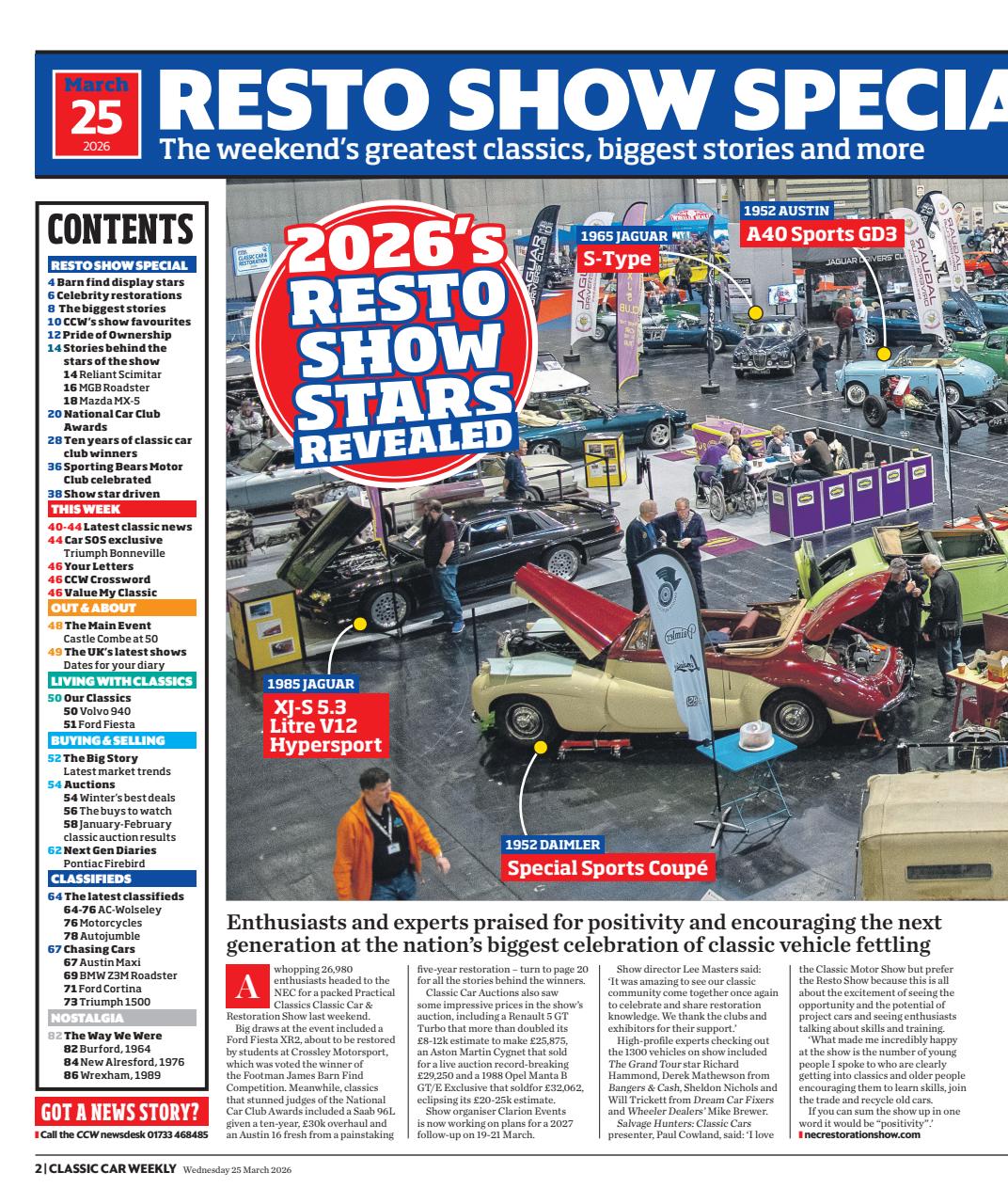 Classic Car Weekly Preview Pages