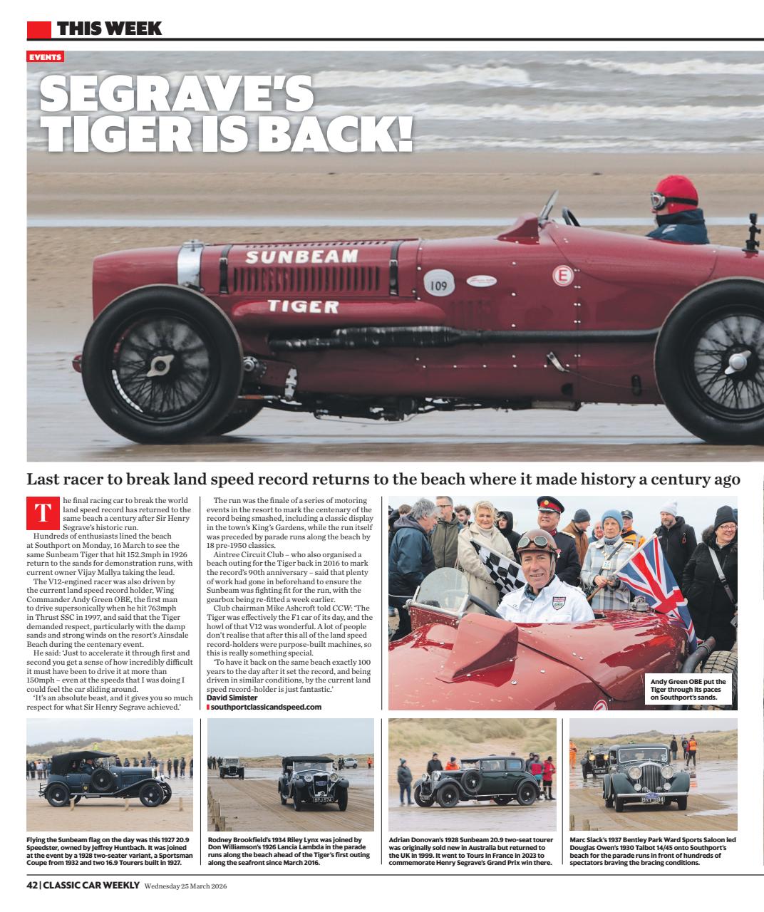 Classic Car Weekly Preview Pages