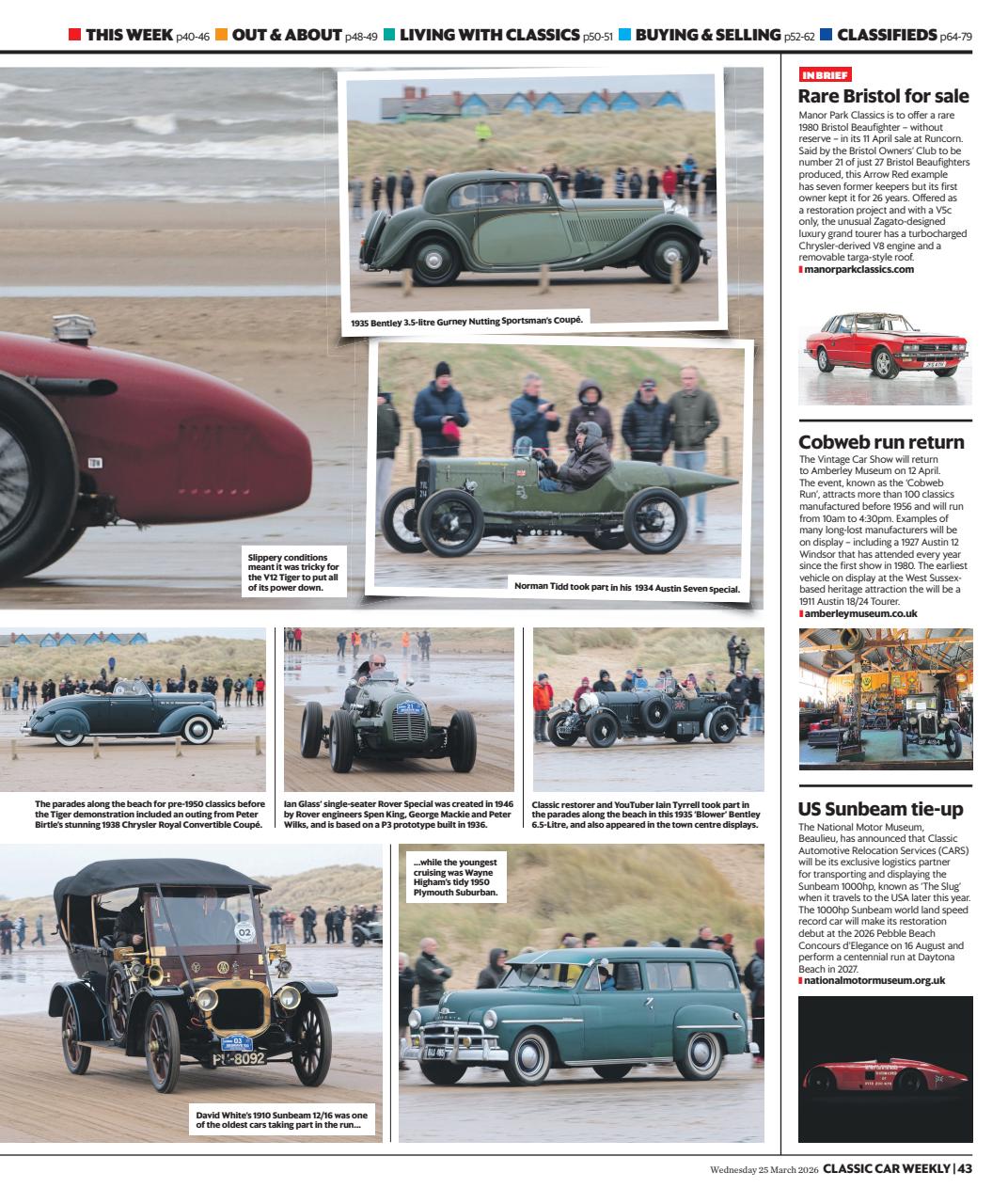 Classic Car Weekly Preview Pages