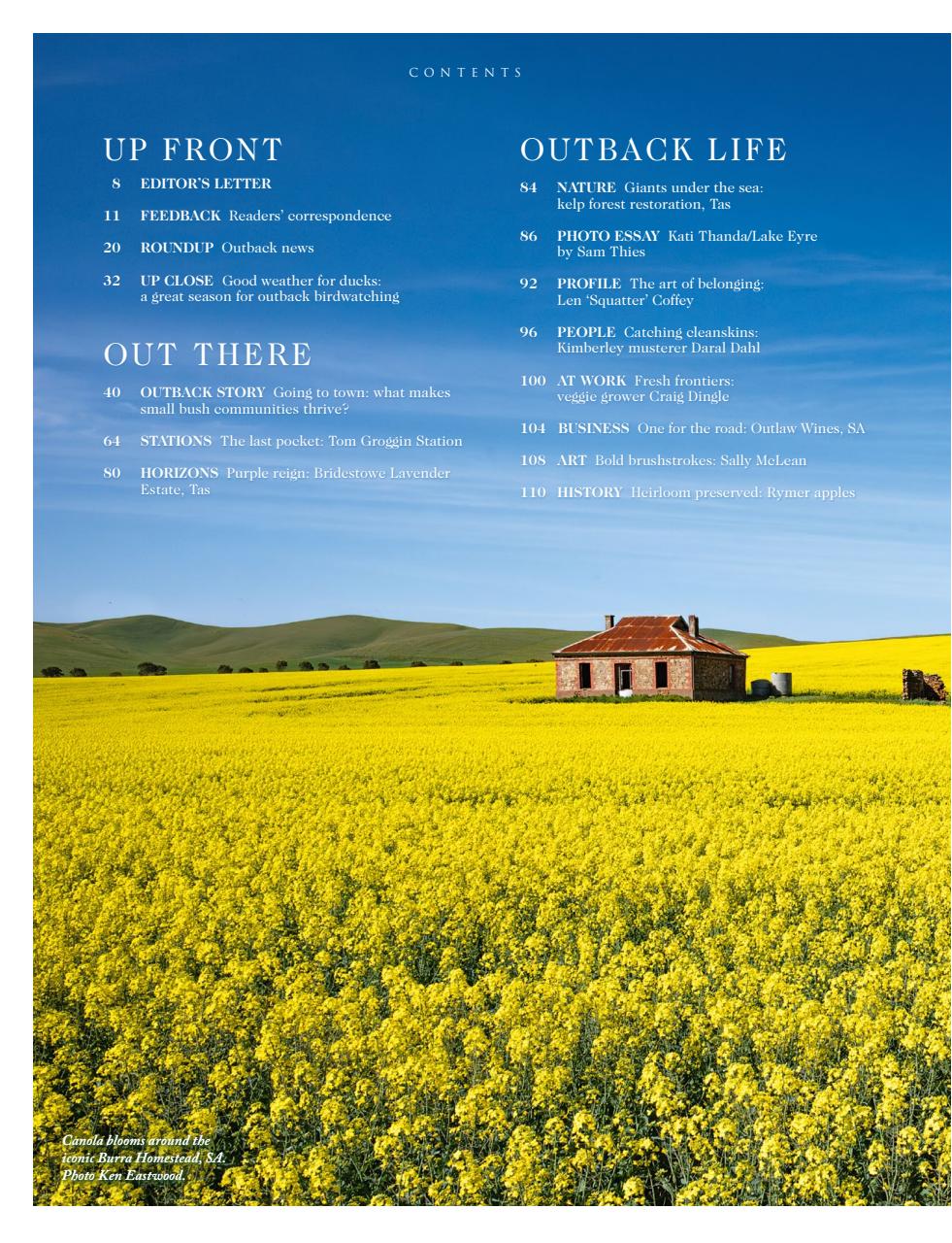 OUTBACK Magazine Preview Pages