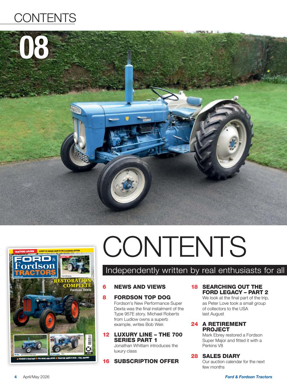 Ford & Fordson Preview Pages
