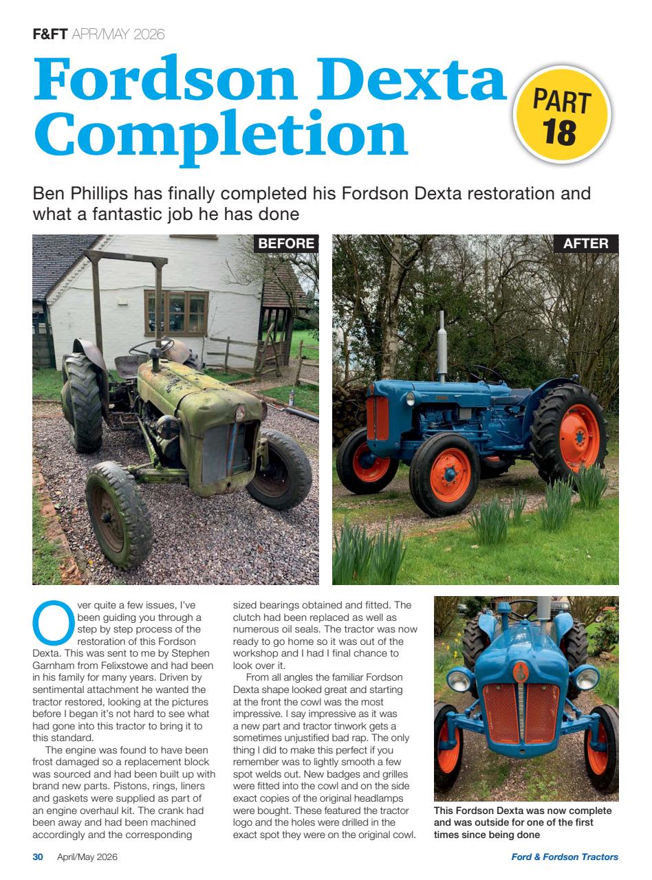 Ford & Fordson Preview Pages