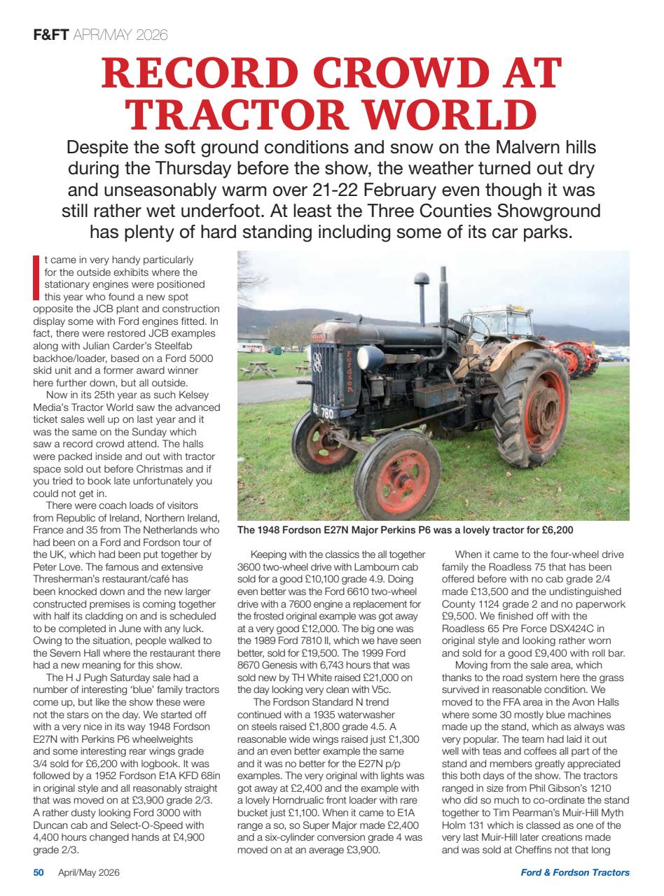 Ford & Fordson Preview Pages