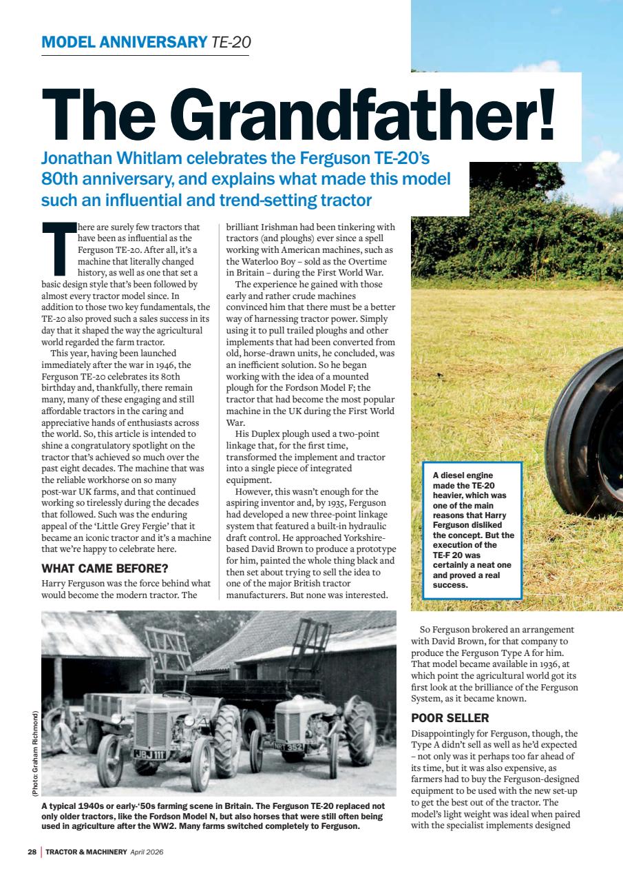 Tractor & Machinery Preview Pages
