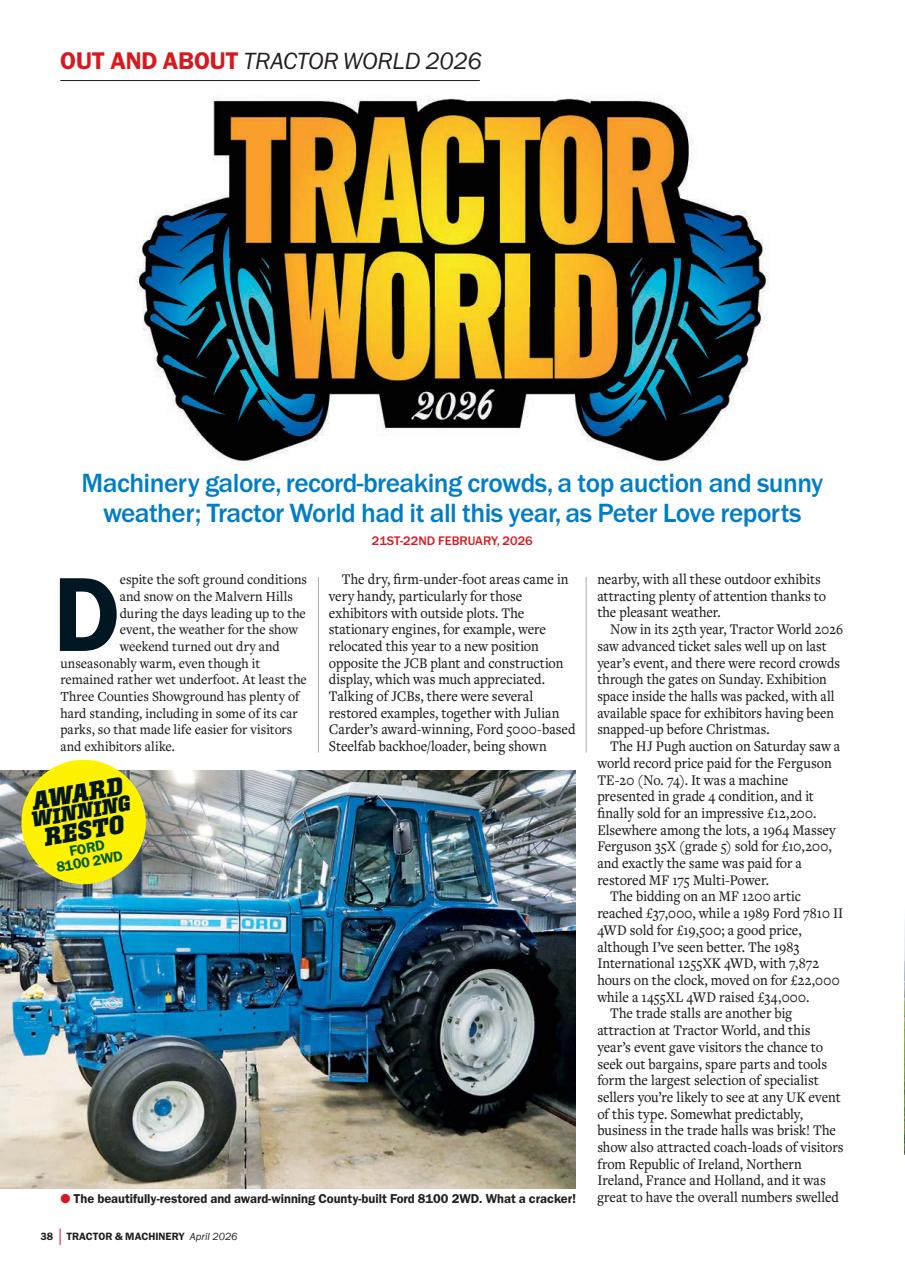 Tractor & Machinery Preview Pages