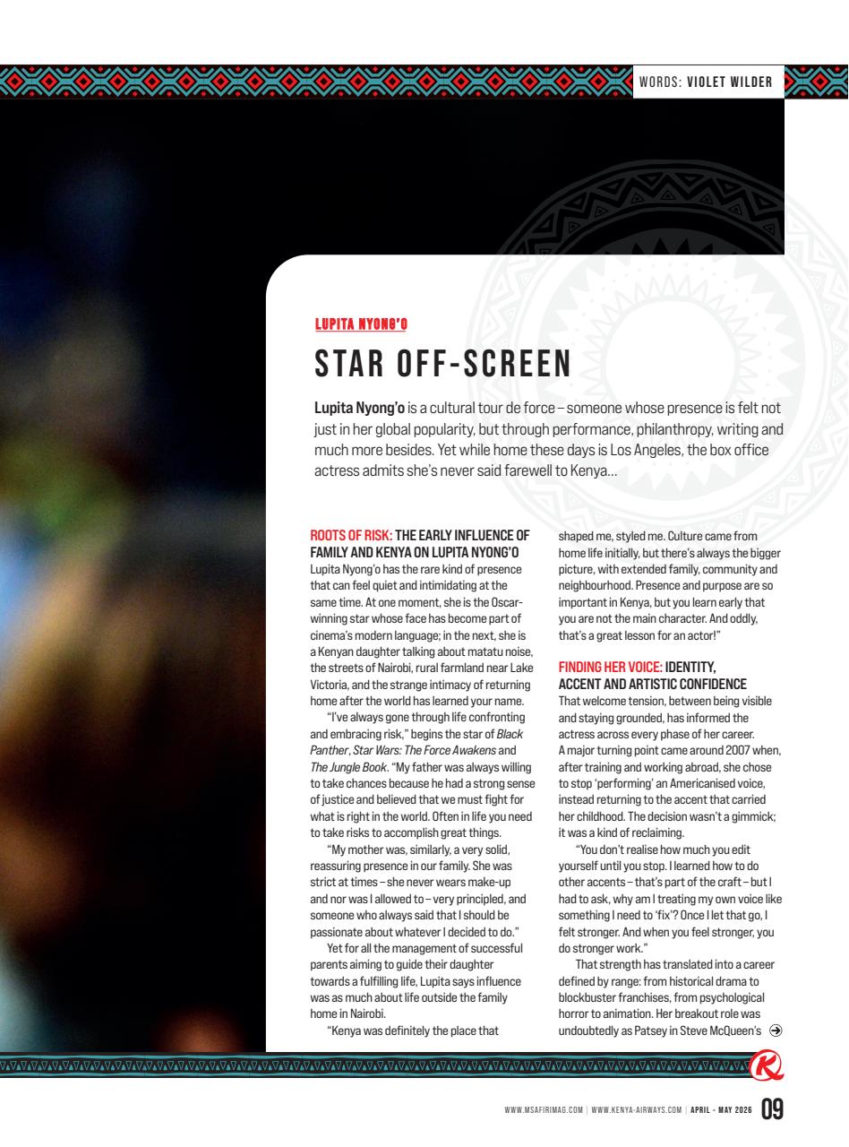 MSAFIRI – Kenya Airways Inflight Preview Pages