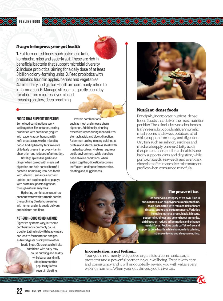 MSAFIRI – Kenya Airways Inflight Preview Pages