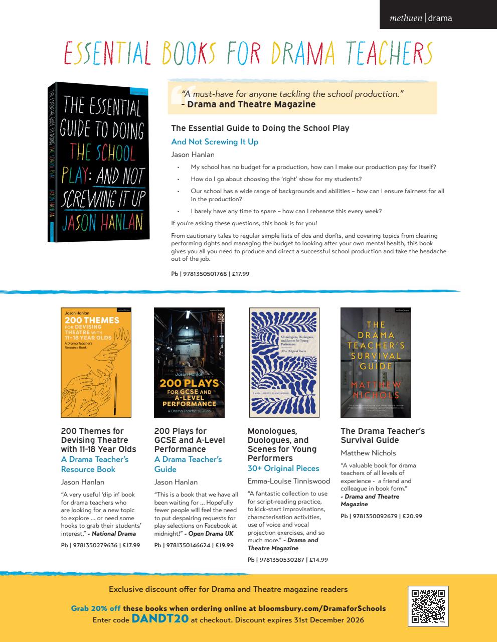 Drama and Theatre Preview Pages