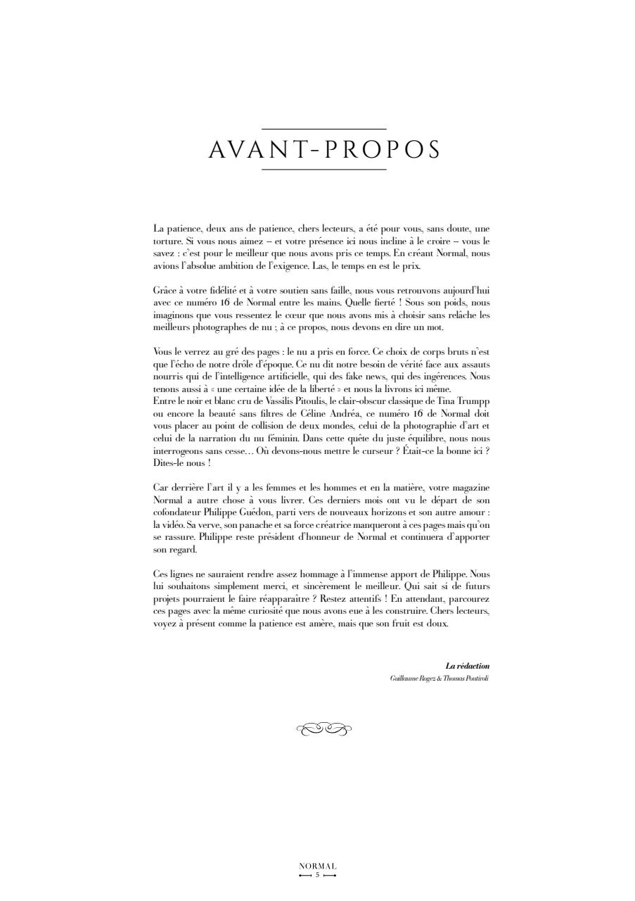 Normal Magazine Preview Pages