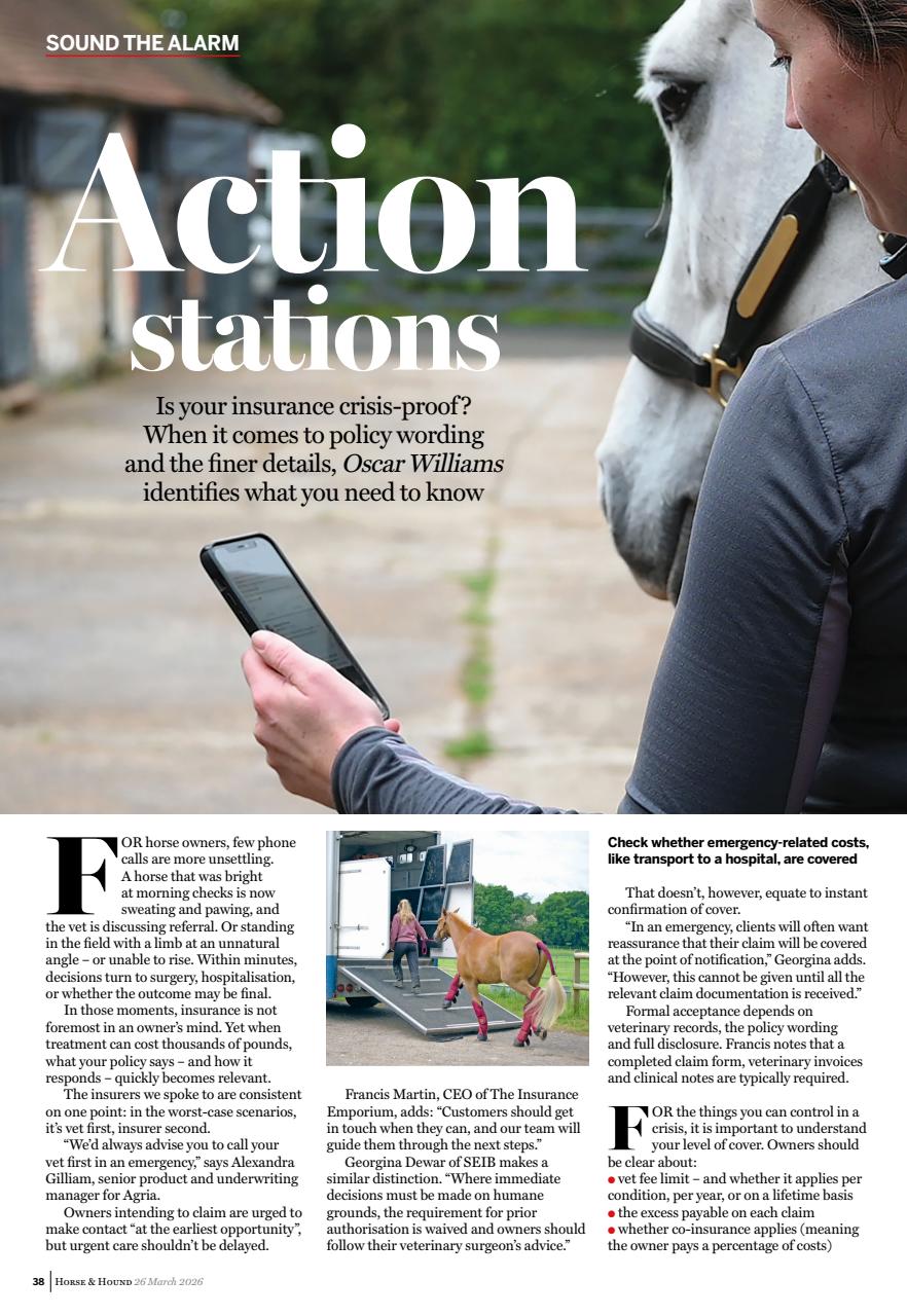 Horse & Hound Preview Pages