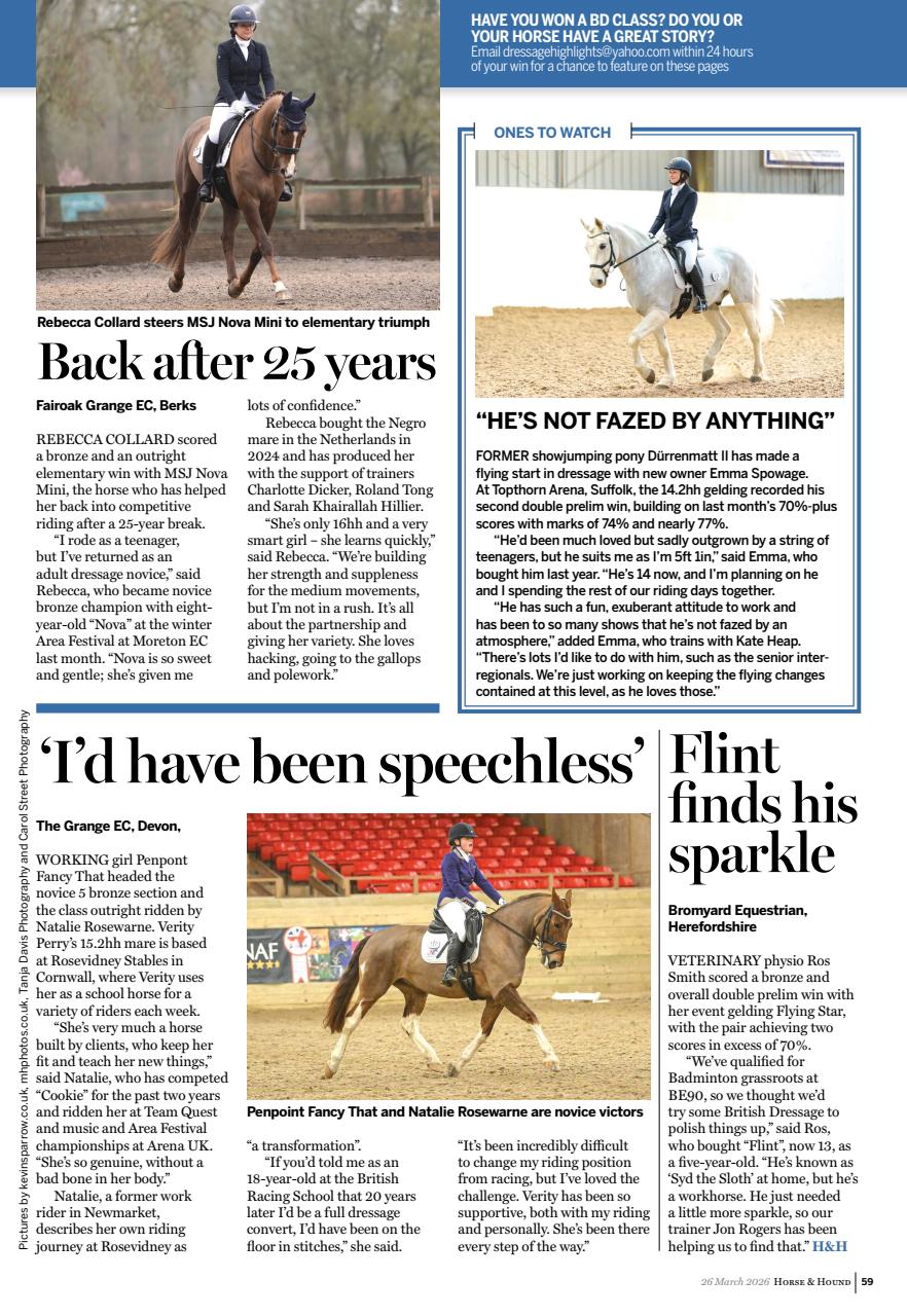 Horse & Hound Preview Pages