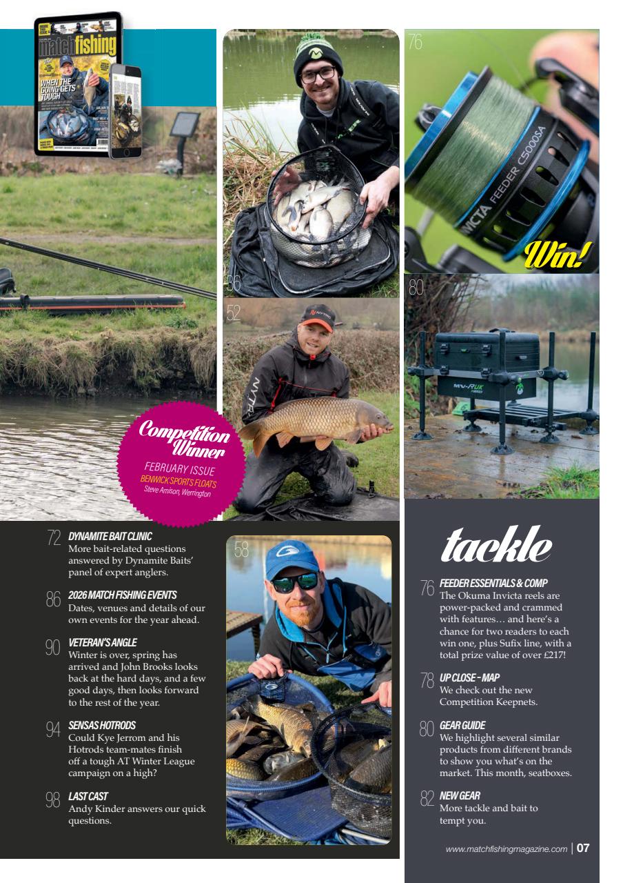 Match Fishing Preview Pages