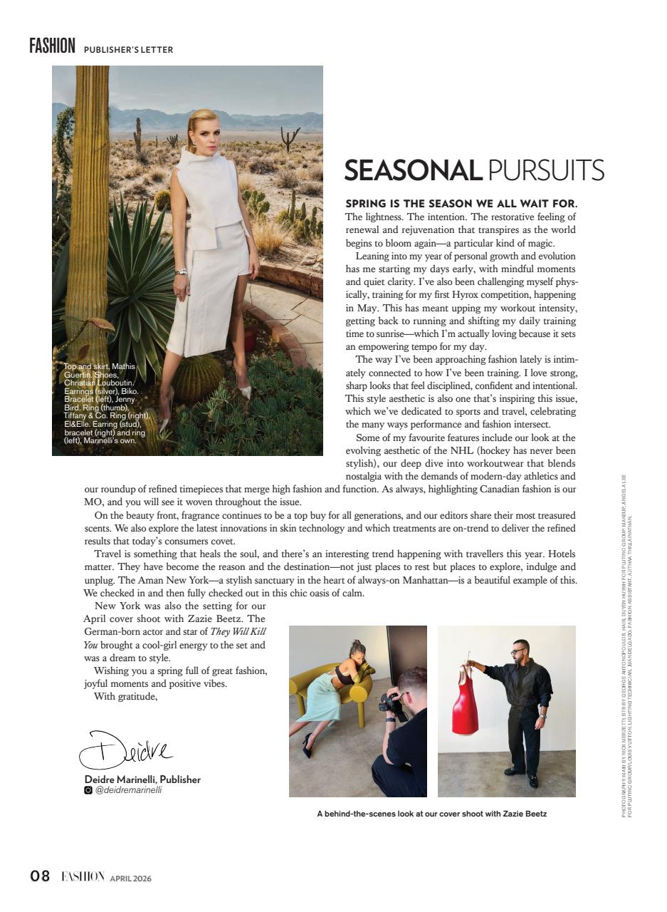 Fashion Magazine Preview Pages