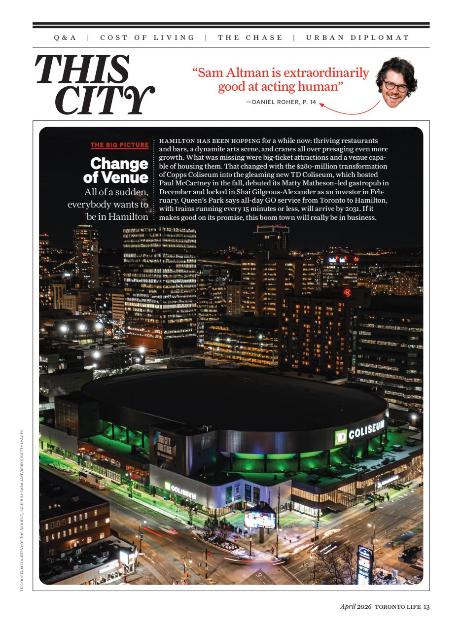 Toronto Life Preview Pages