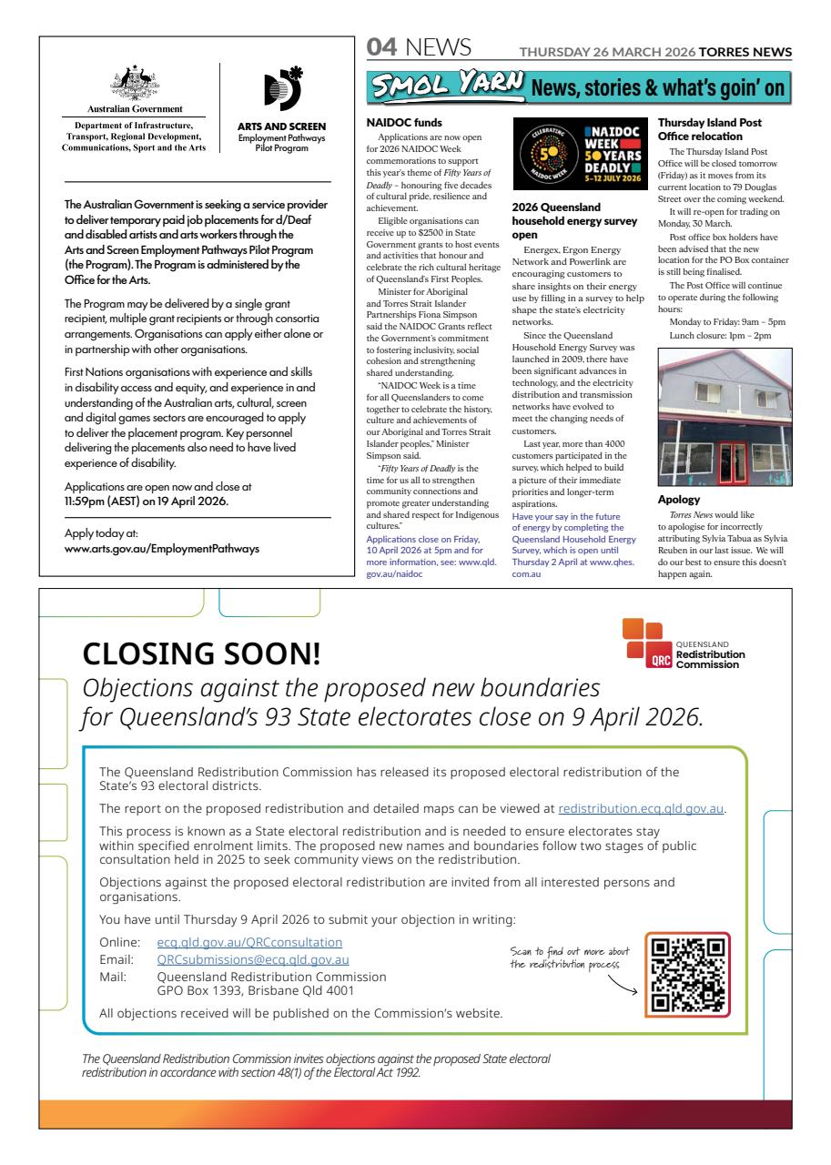 Torres News Preview Pages