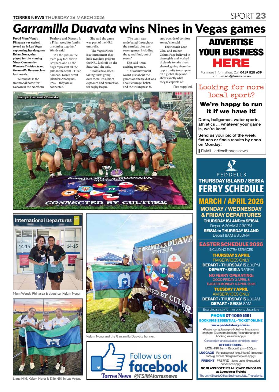 Torres News Preview Pages