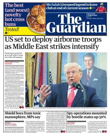 The Guardian Newspaper issue Wednesday, 25 March 2026