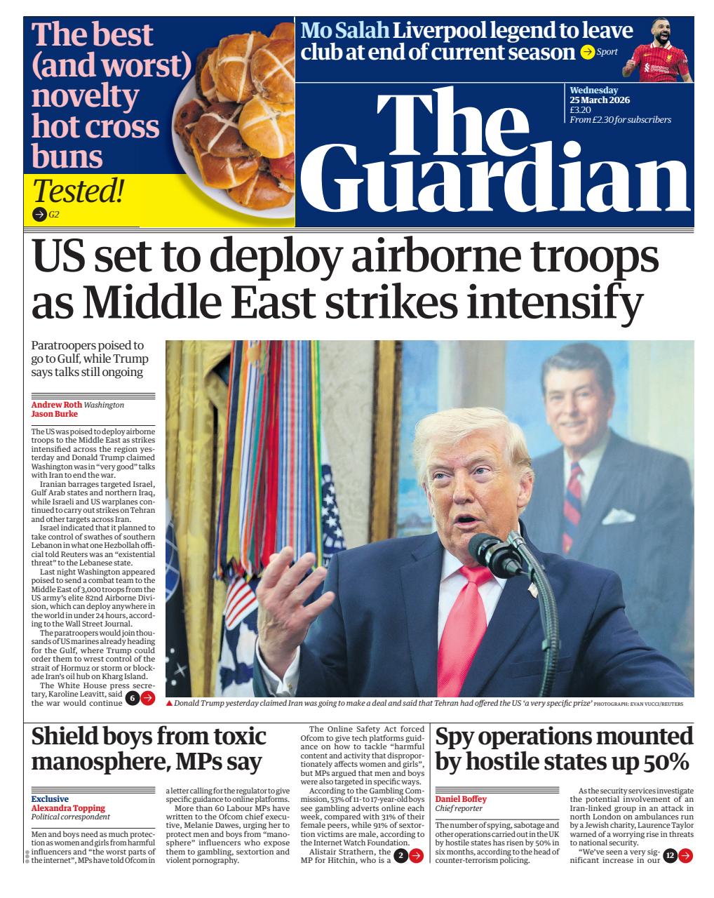 The Guardian Newspaper Preview Pages