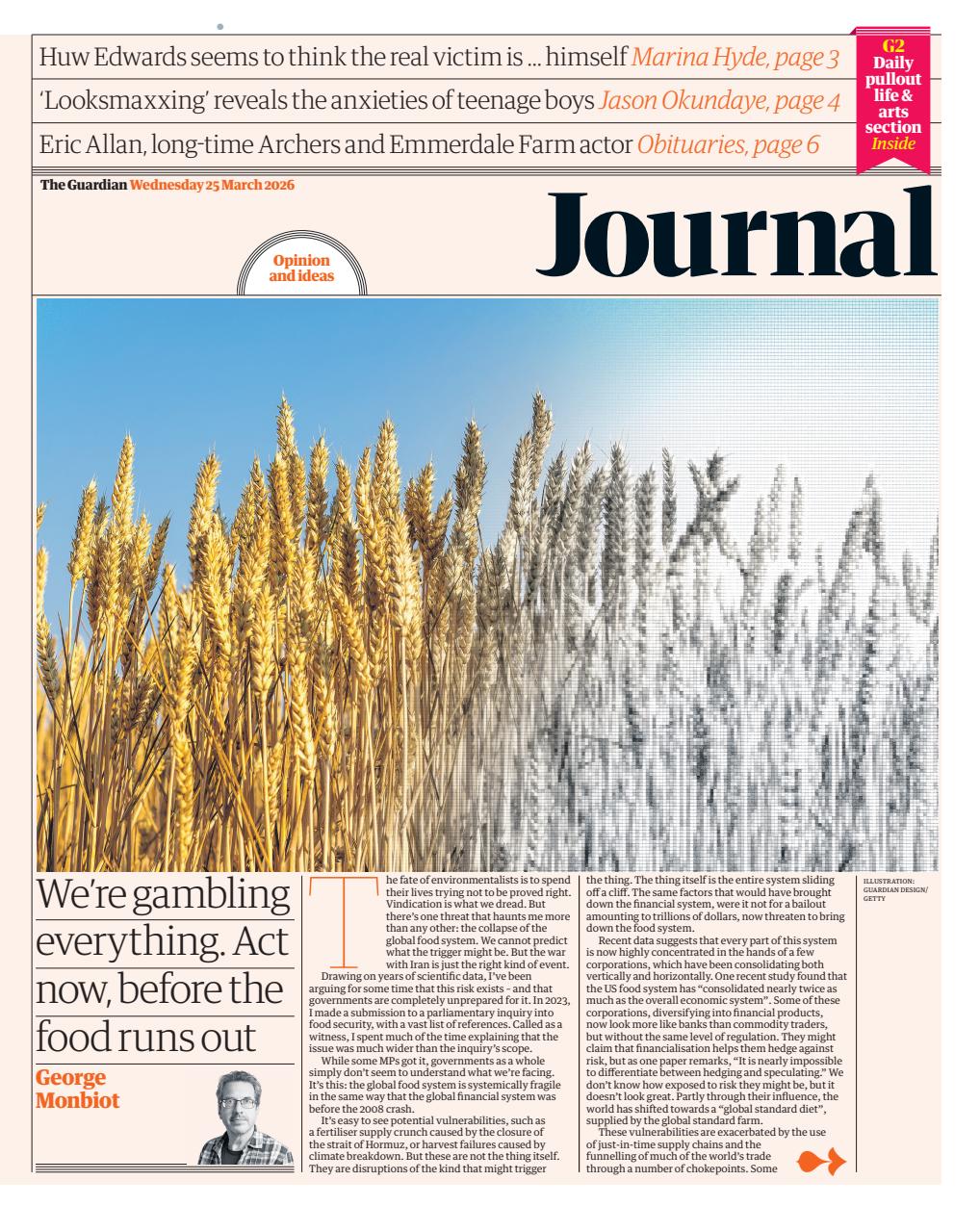 The Guardian Newspaper Preview Pages