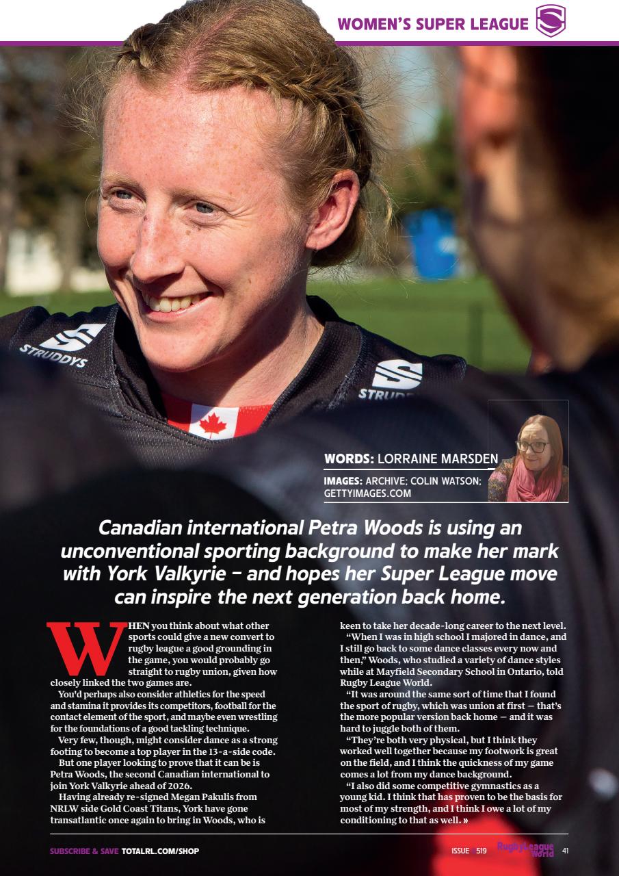Rugby League World Preview Pages