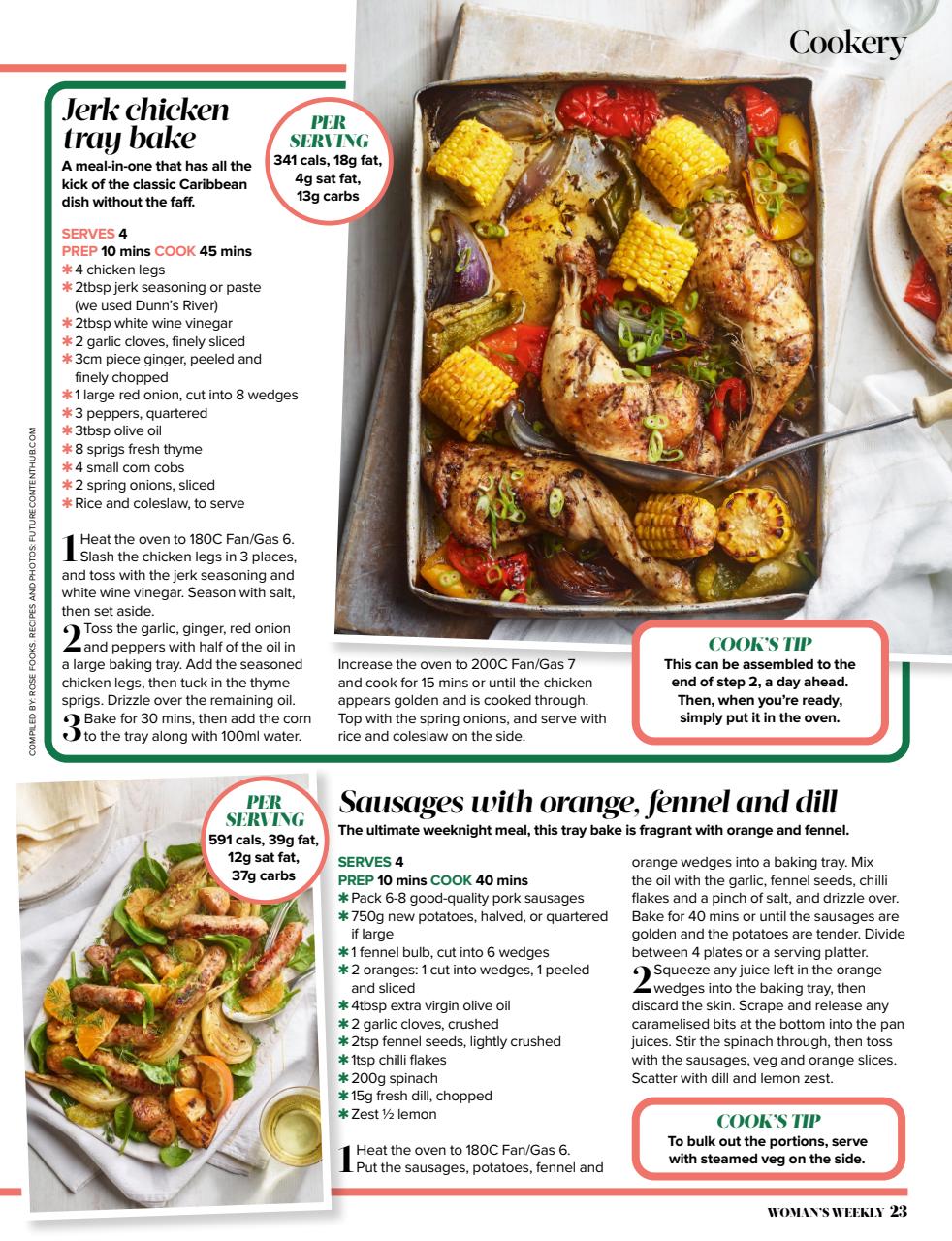 Woman's Weekly Preview Pages