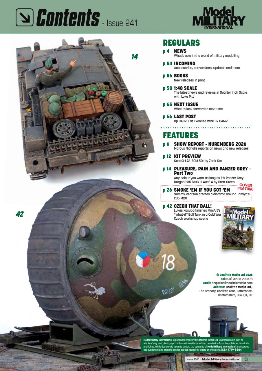 Military Modelling International Magazine Preview Pages