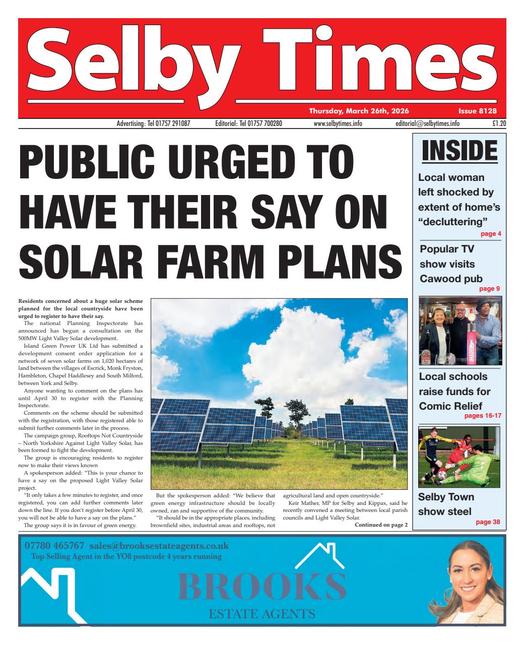 Selby Times Preview Pages