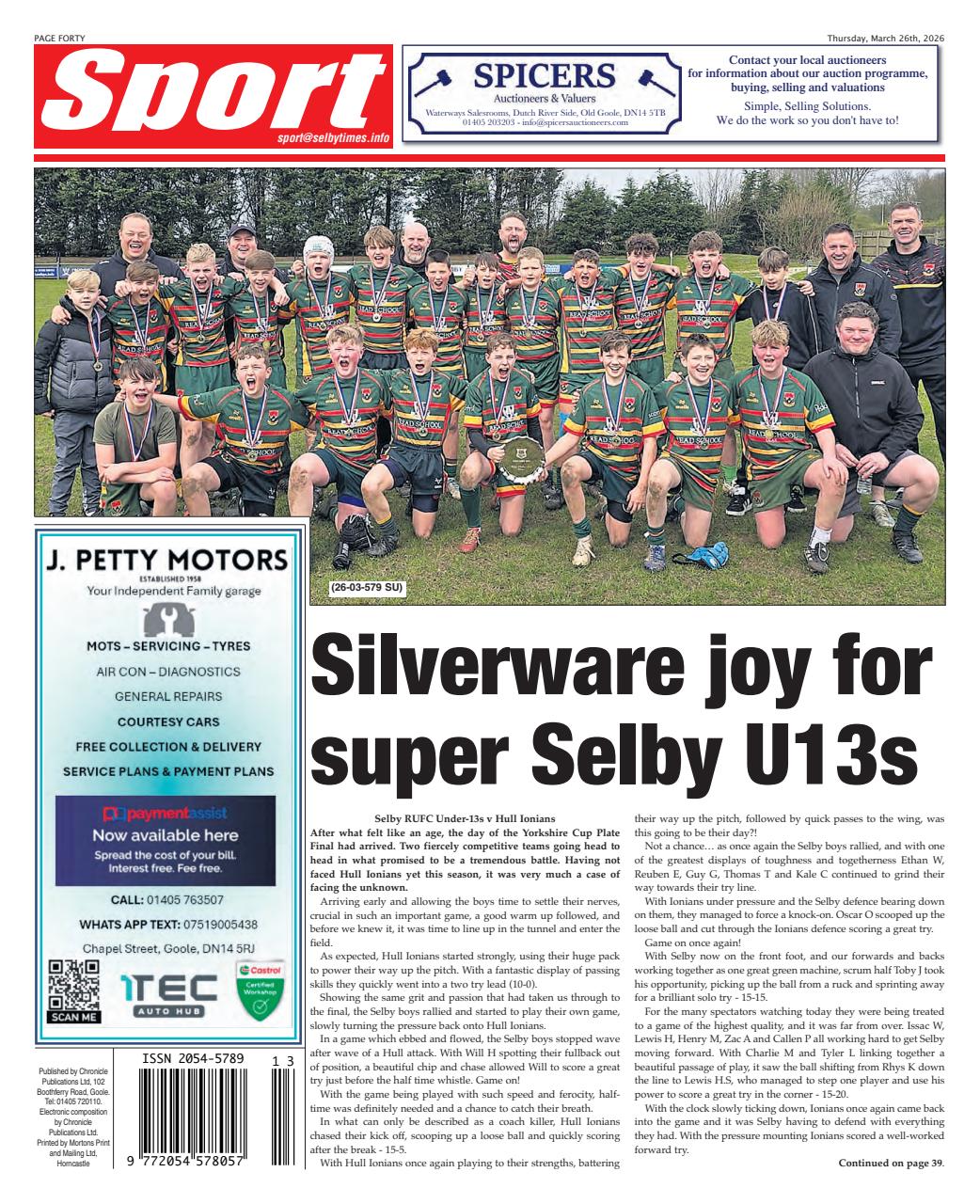Selby Times Preview Pages