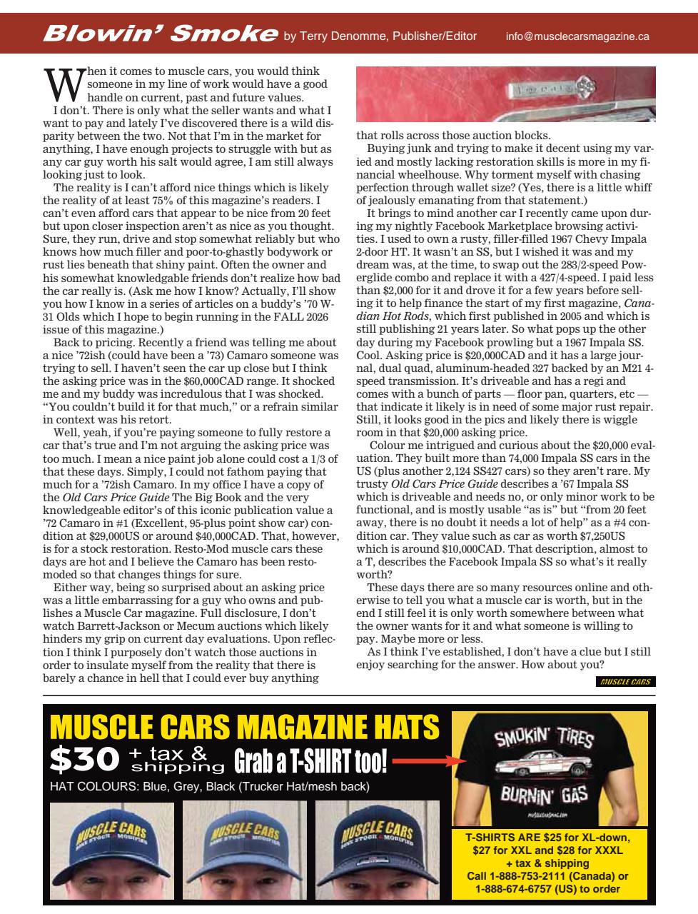 Muscle Cars Preview Pages