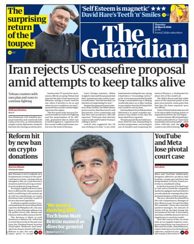 The Guardian Newspaper issue Thursday, 26 March 2026