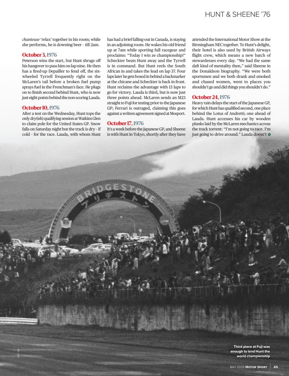 Motor Sport Magazine Preview Pages