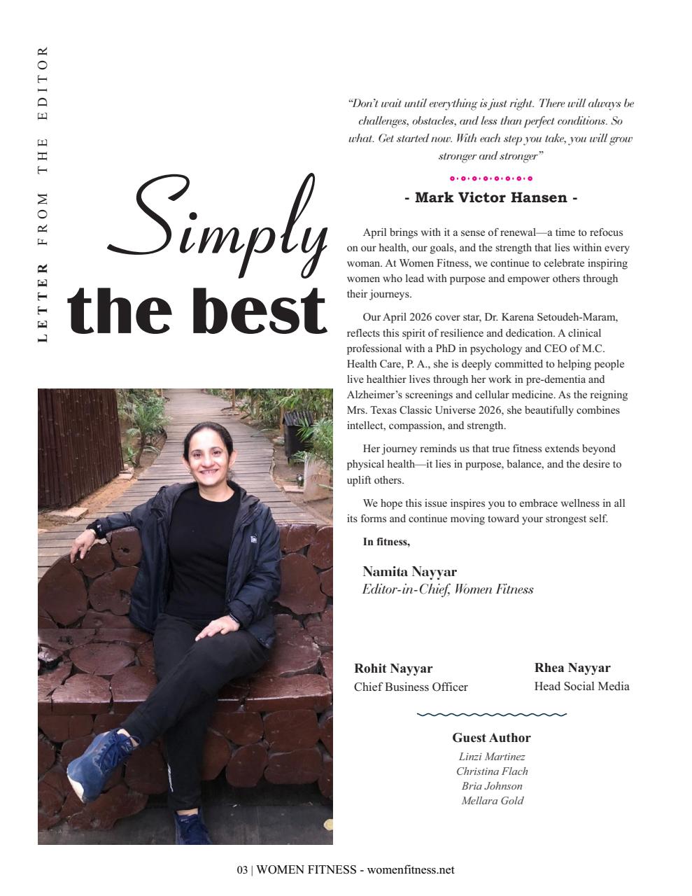 Women Fitness Preview Pages