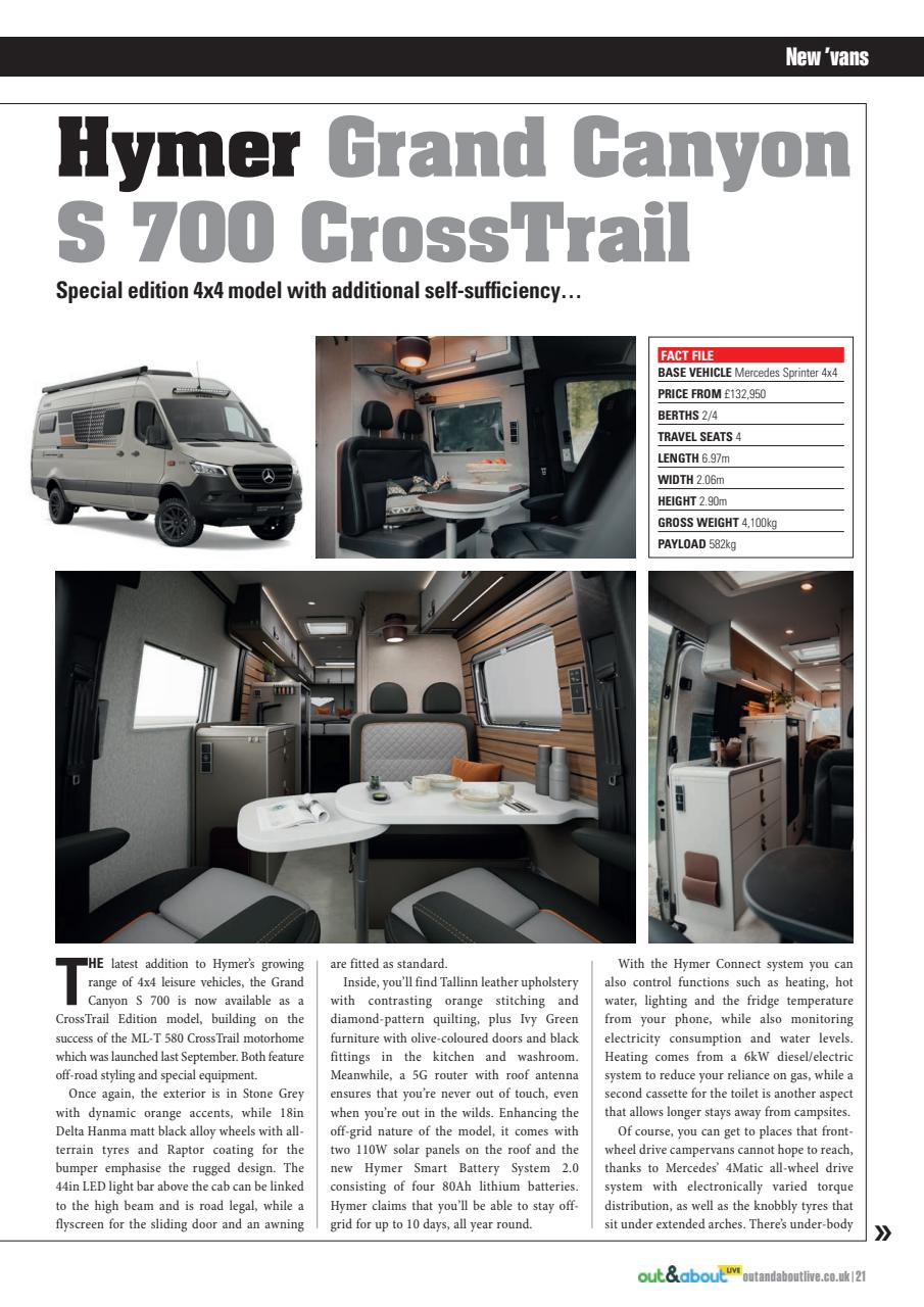 What Motorhome magazine Preview Pages