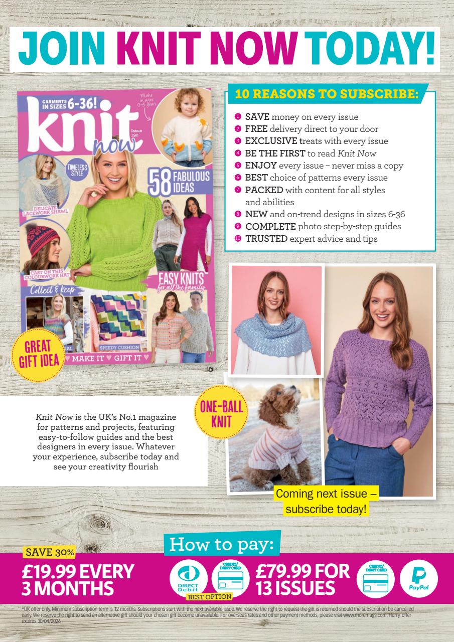 Knit Now Preview Pages