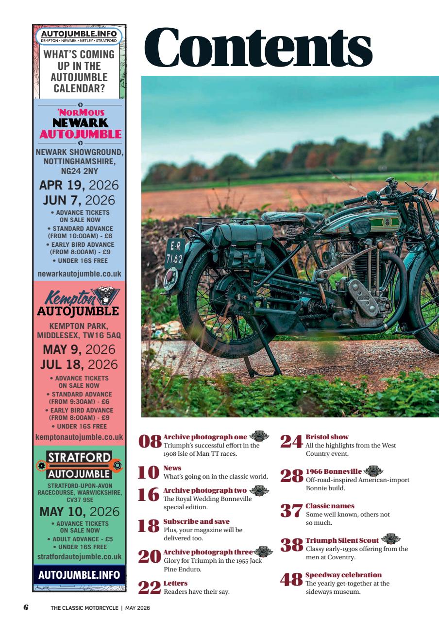 The Classic MotorCycle Preview Pages