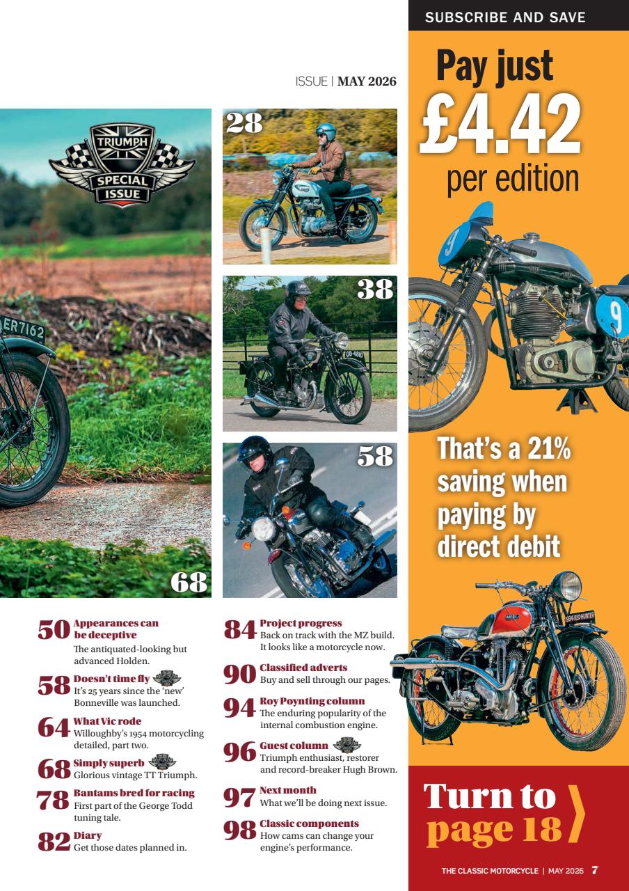 The Classic MotorCycle Preview Pages
