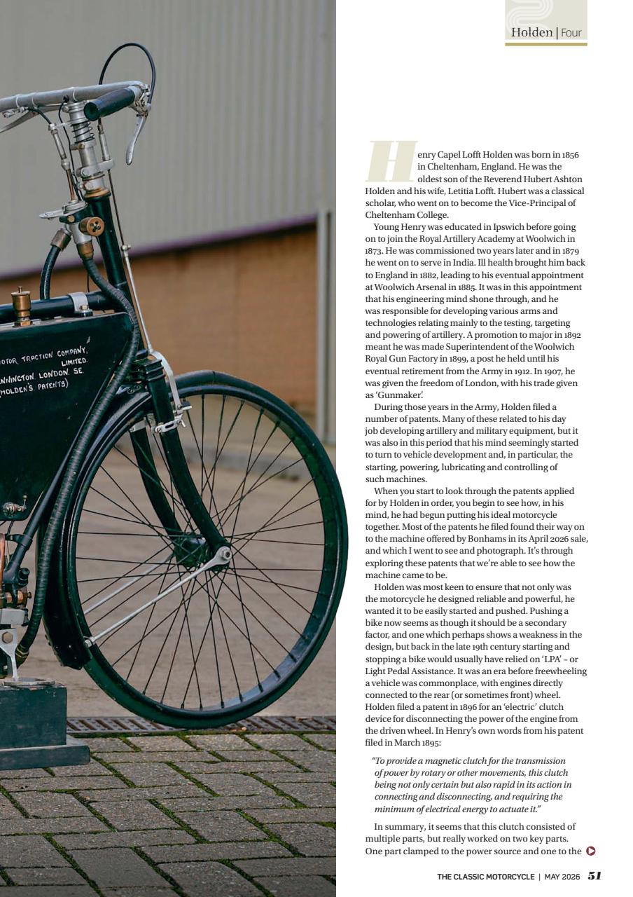 The Classic MotorCycle Preview Pages