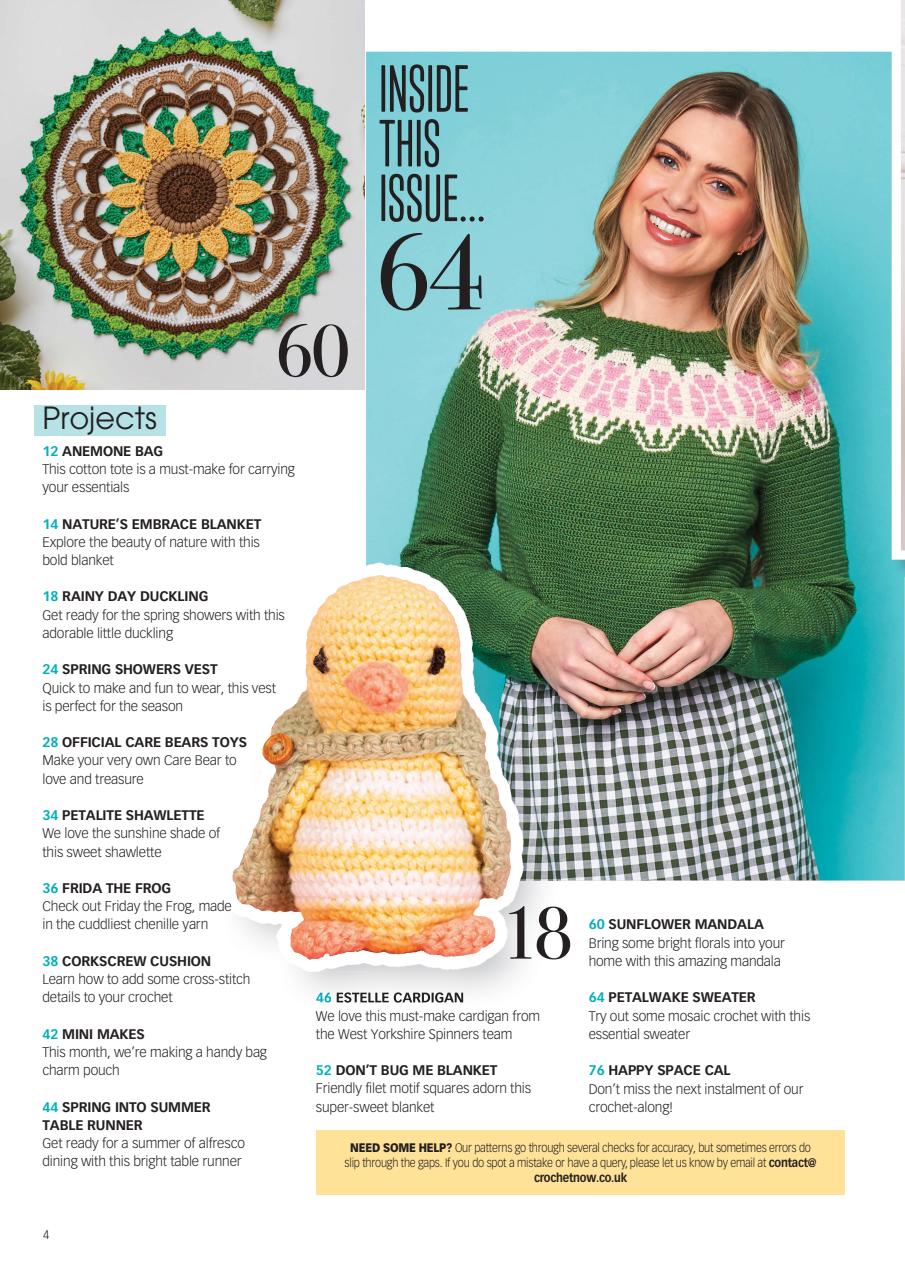 Crochet Now Magazine Preview Pages