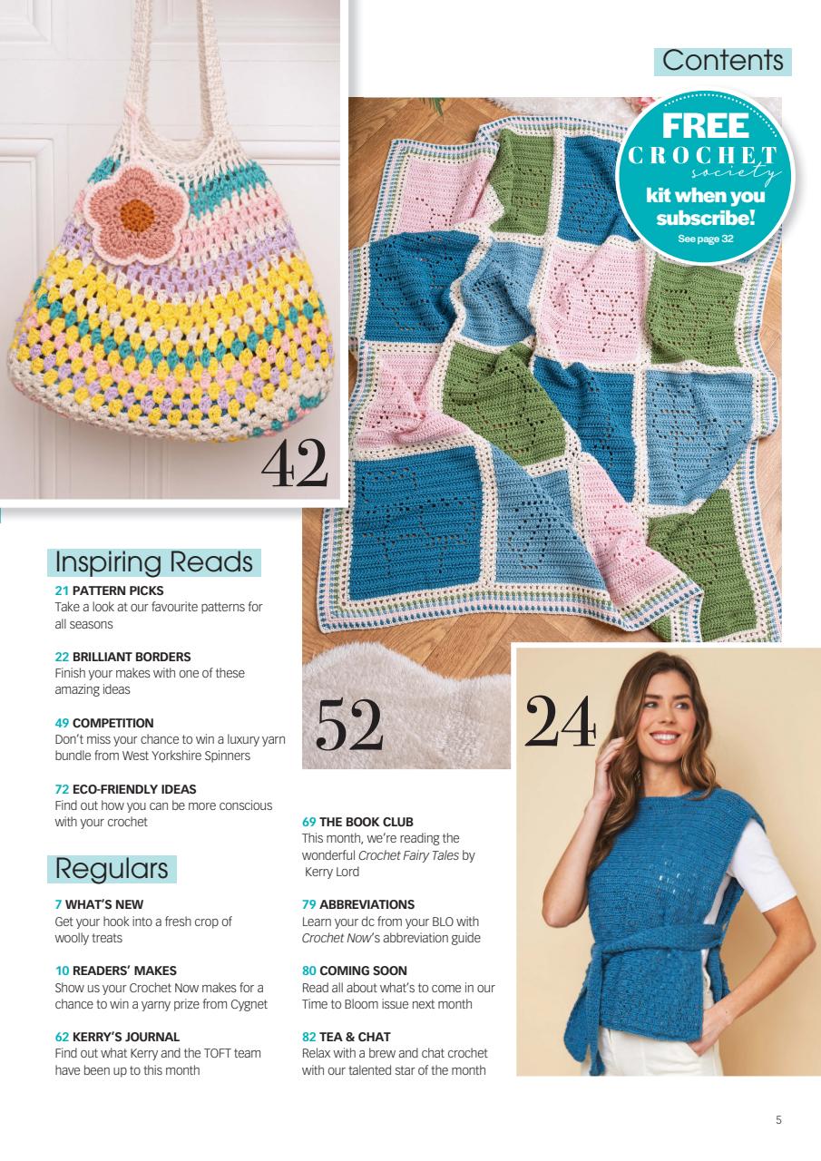Crochet Now Magazine Preview Pages