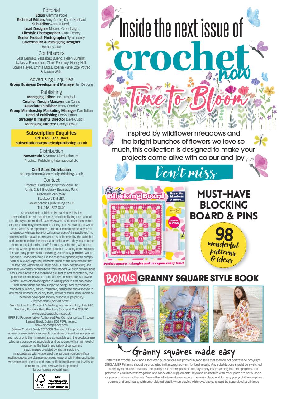 Crochet Now Magazine Preview Pages