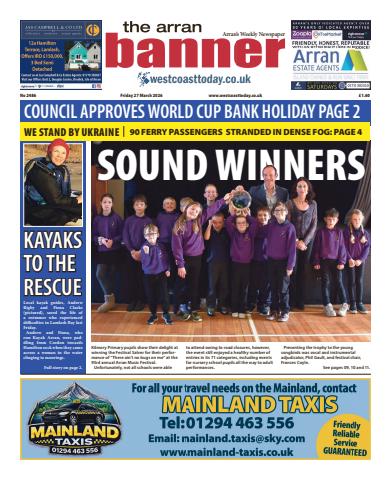 Arran Banner issue Friday, March 27, 2026