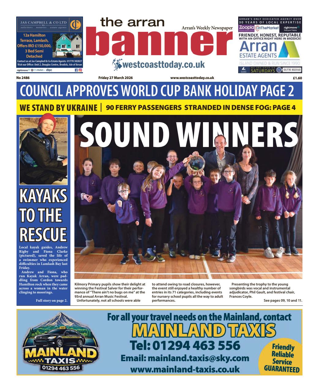 Arran Banner Preview Pages