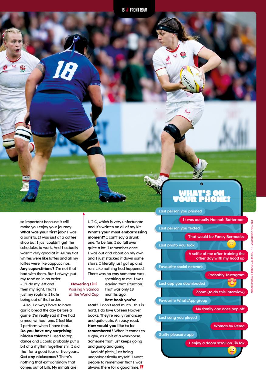 Rugby World Preview Pages