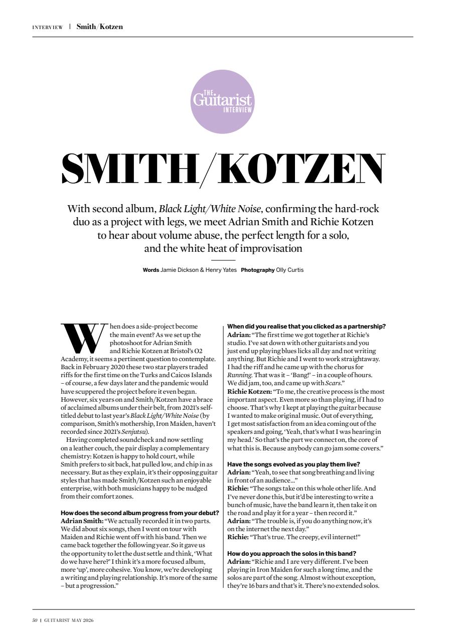 Guitarist Preview Pages